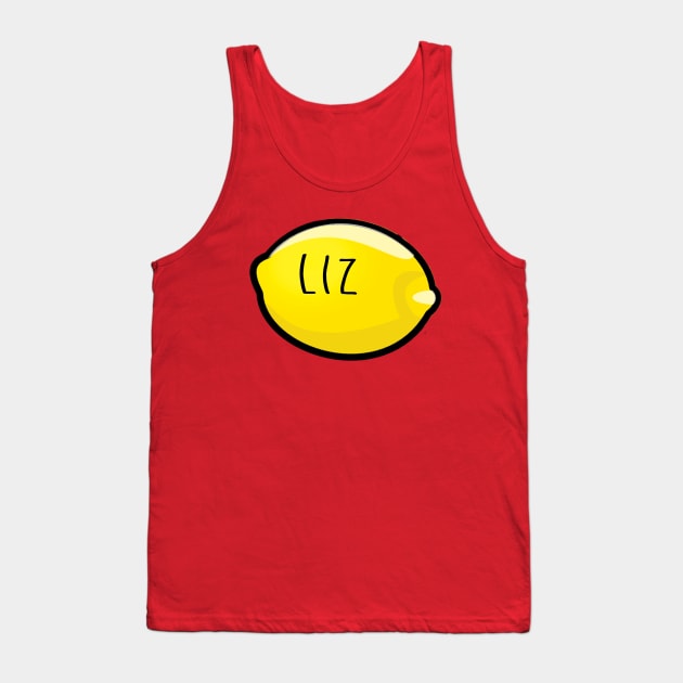 Liz Lemon the Lemon Tank Top by awcheung2